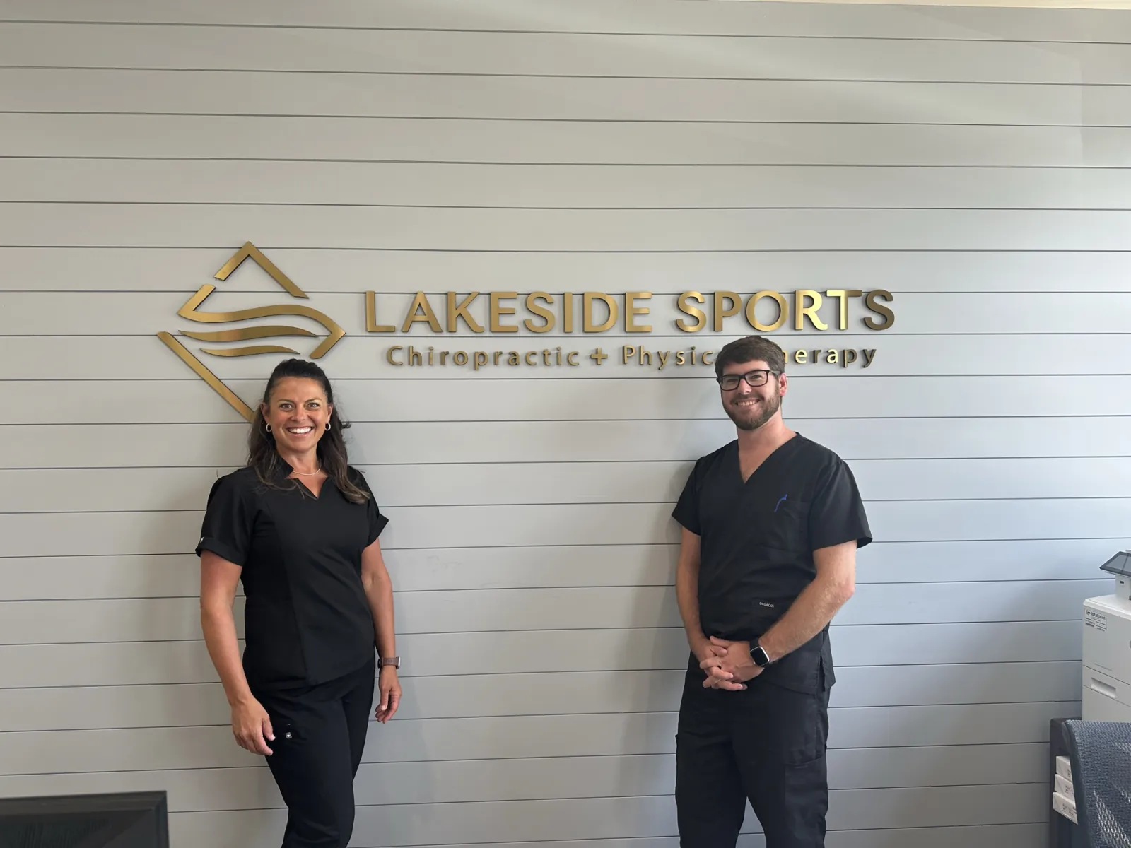 Dr. Jen Lidstrom and Dr. Dakota Vance at Lakeside